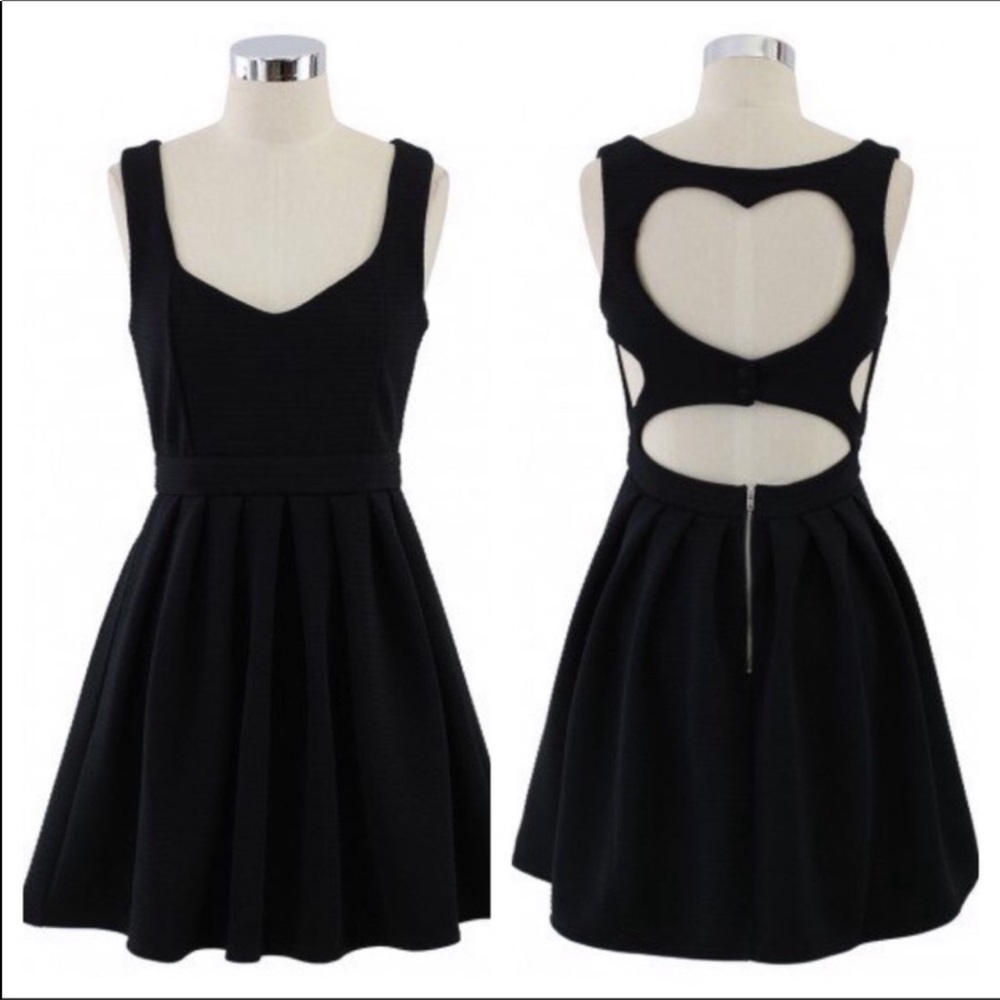 Poof Couture LBD little black dress Small NWT